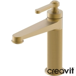 Creavit - Creavit Lidya Lavabo Bataryası, Fırçalı Altın