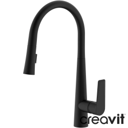 Creavit - Creavit Spiralli Eviye Bataryası, Mat Siyah