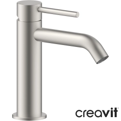 Creavit - Creavit Ruby Lavabo Bataryası, Fırçalı Nikel