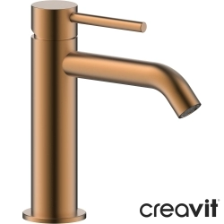 Creavit - Creavit Ruby Lavabo Bataryası, Fırçalı Bakır
