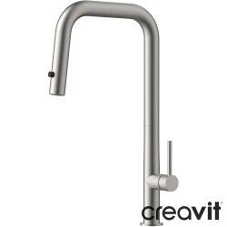Creavit - Creavit Ruby Spiralli Eviye Bataryası, Fırçalı Nikel