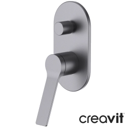 Creavit - Creavit Ondea Ankastre Banyo Bataryası, 2 Yollu, Gun Grey
