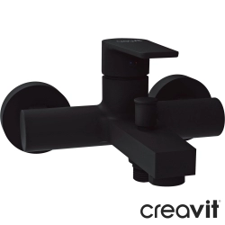 Creavit - Creavit Sharp Banyo Bataryası, Mat Siyah