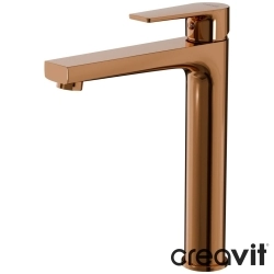Creavit - Creavit Sharp Tezgah Üstü Lavabo Bataryası, Bakır