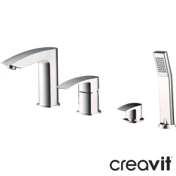 Creavit - Creavit 4 Delikli Kumandalı Küvet Bataryası - BT.VL2990