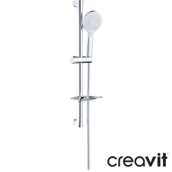 Creavit - Creavit Lotto Sürgülü Duş Seti, 3 Akışlı