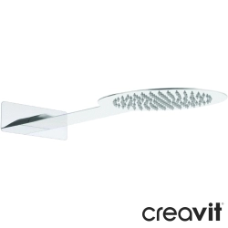 Creavit - Creavit Duvardan Ankastre Duş Başlığı, 55 cm (Yuvarlak)