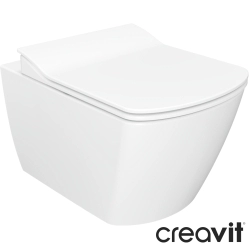 Creavit - Creavit Elegant Vortex Flush Kanalsız Asma Klozet, 52 cm - EG323-00CB00E-0000