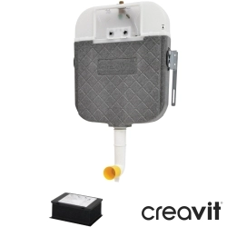 Creavit - Creavit Fotoselli Gömme Rezervuar Duvara Tam Dayalı Klozetler İçin Set, Pilli, 3/6 Litre - FGR7007