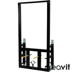 Creavit - Creavit Bide İçin Duvar Önü Alçıpan Uygulamalı Hızlı Yere Montaj Set Metal Taşıyıcı