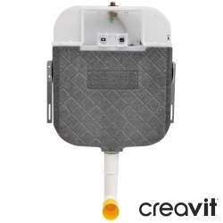 Creavit - Creavit Gömme Rezervuar Tek ve Çocuk Klozetleri İçin Set, 3/6 Litre