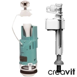 Creavit - Creavit Kablolu Çift Basmalı Rezervuar İç Takımı