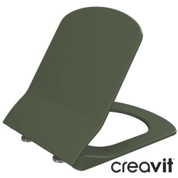 Creavit - Creavit Elegant Mezopotamya Yavaş Kapanan Klozet Kapağı, Serpantin
