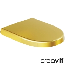 Creavit - Creavit Pera Yavaş Kapanan Klozet Kapağı, Altın