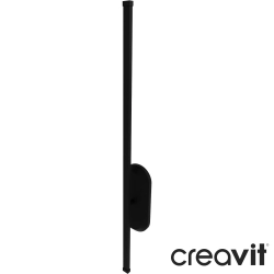 Creavit - Creavit Colorit Çubuk Led Aplik, 50cm, Mat Siyah