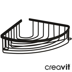 Creavit - Creavit Metal Köşe Süngerlik, Mat Siyah - MA.BA11072-18S