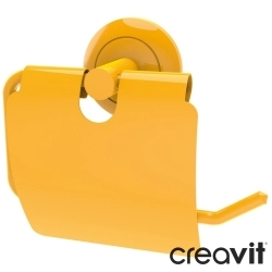 Creavit - Creavit Ducky Royal Kapaklı Tuvalet Kağıtlığı, Sarı