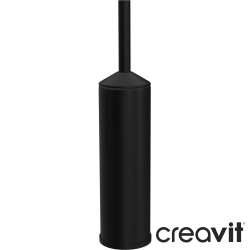 Creavit - Creavit Royale Metal Tuvalet Fırçalığı, Mat Siyah (Yerden)