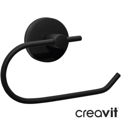 Creavit - Creavit Drop Açık Kağıt Havluluk, Mat Siyah