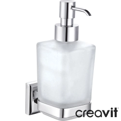 Creavit - Creavit Mina Cam Sıvı Sabunluk