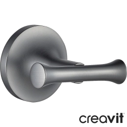 Creavit - Creavit Neo İkili Havlu/Bornoz Askısı, Gun Grey - MA.NO12026GR