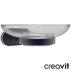 Creavit - Creavit Planet Cam Sabunluk, Mat Siyah