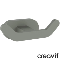 Creavit - Creavit Planet İkili Havlu/Bornoz Askısı, Cool Grey - MA.PL18806-CGR