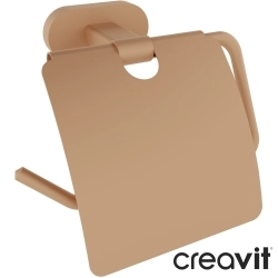 Creavit - Creavit Planet Kapaklı Tuvalet Kağıtlığı, Şeftali Tüyü