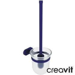 Creavit - Creavit Planet Cam Tuvalet Fırçalığı, Ocean Mavi (Duvardan)