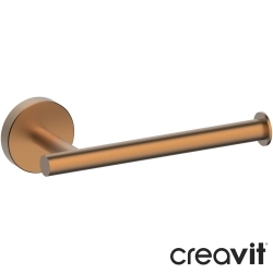 Creavit - Creavit Ruby Kapaksız Tuvalet Kağıtlığı, Fırçalı Bakır