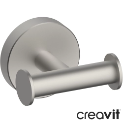 Creavit - Creavit Ruby İkili Askı, Fırçalı Nikel - MA.RB34604BN