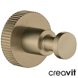 Creavit - Creavit Sone Tekli Havlu/Bornoz Askısı, Fırçalı Altın - MA.SN79801BG