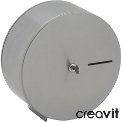 Creavit - Creavit Yuvarlak Rulo Tuvalet Kağıtlığı, Paslanmaz Çelik