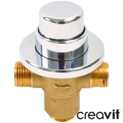 Creavit - Creavit Zaman Ayarlı Ankastre Pisuvar Musluğu (Sıva Altı Dahil)