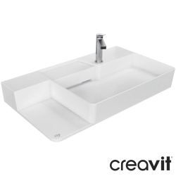 Creavit - Creavit Ruby Lino Etajerli Lavabo, 80 cm