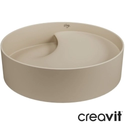 Creavit - Creavit Ruby Aura Mezopotamya Çanak Lavabo, 40 cm, Keten