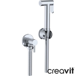 Creavit - Creavit Taharet Spreyi Seti (Duvar Askısı ve Ara Musluk Dahildir)