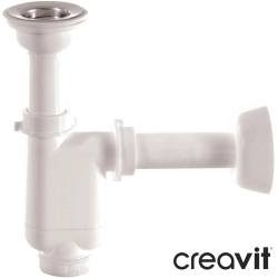 Creavit - Creavit Plastik Taslı Lavabo Sifonu Alt Grubu