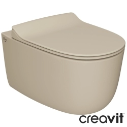 Creavit - Creavit Ruby Vital Mezopotamya Vortex Flush Asma Klozet, Keten - VL323-00KT00E-0000