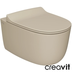 Creavit - Creavit Ruby Vital Mezopotamya Vortex Flush Asma Klozet, Keten - VL323-00KT42E-0000