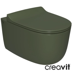Creavit - Creavit Ruby Vital Mezopotamya Vortex Flush Asma Klozet, Serpantin - VL323-00SE00E-0000