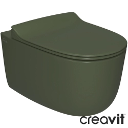 Creavit - Creavit Ruby Vital Mezopotamya Vortex Flush Asma Klozet, Serpantin - VL323-00SE42E-0000