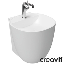 Creavit - Creavit Vista Yarı Monoblok Lavabo, 45 cm - VS045-00CB00E-0000