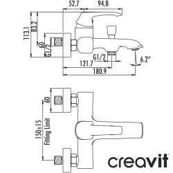Creavit - Creavit Avangart Banyo Bataryası, Altın