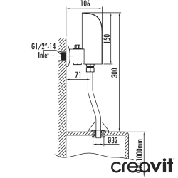Creavit - Creavit Fotoselli Pisuvar Bataryası (Sıva Üstü, Pilli)