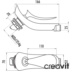 Creavit - Creavit Foglia Bide Bataryası - BT.FG3501