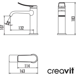 Creavit - Creavit Lua Lavabo Bataryası