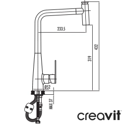 Creavit - Creavit Spiralli Eviye Bataryası, 2 Fonksiyonlu