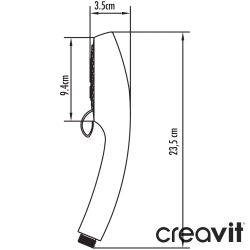 Creavit - Creavit El Duşu, 5 Akışlı