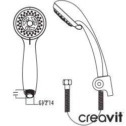 Creavit - Creavit El Duşu Takımı, 5 Akışlı